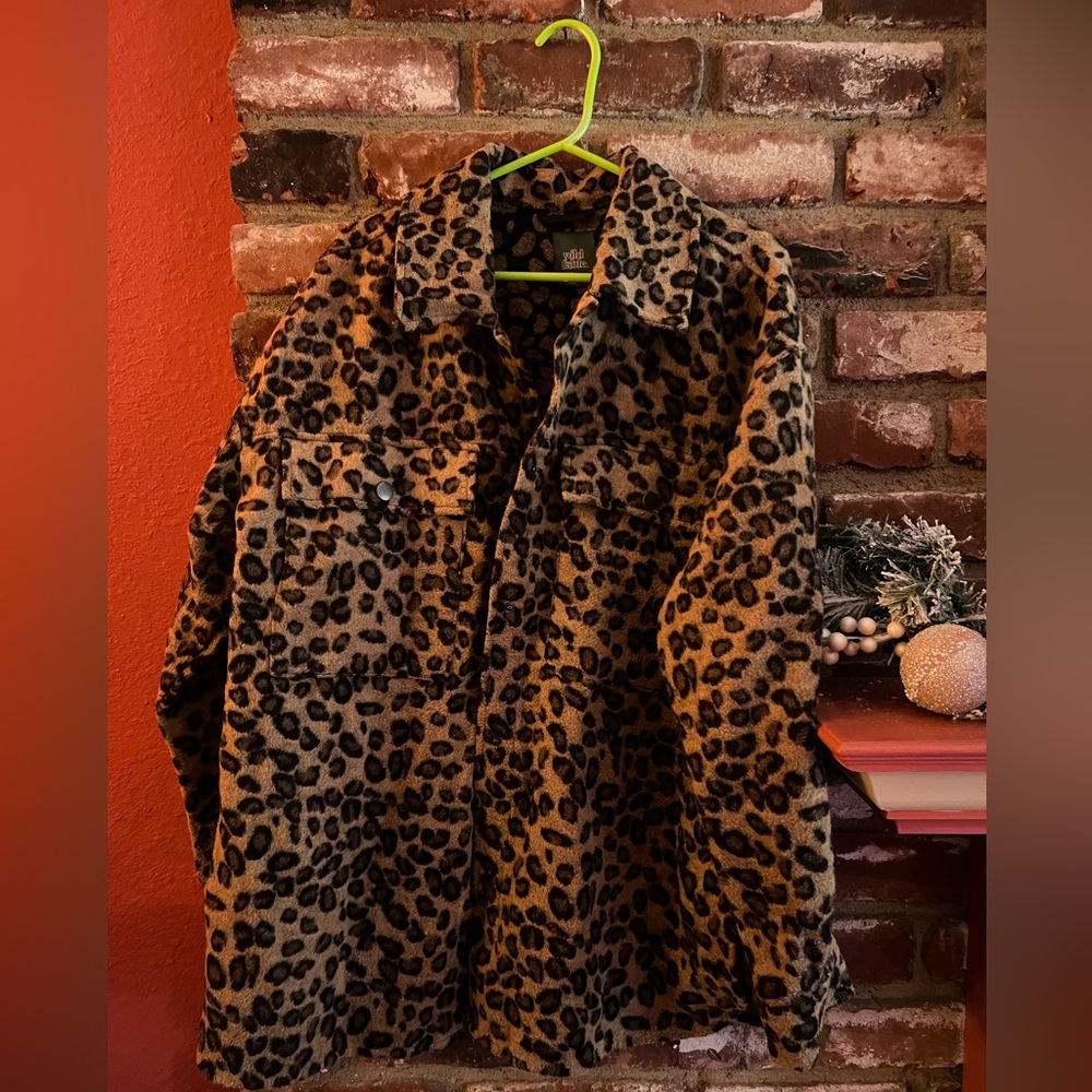 Target Leopard Print Faux Fur Coat